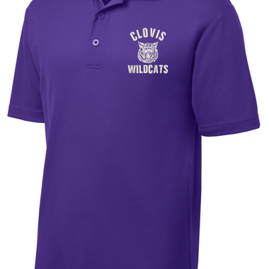 CHS CHEER WILDCAT MENS EMBROIDERED POLO