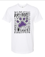 CLOVIS WILDCATS PAW TSHIRT