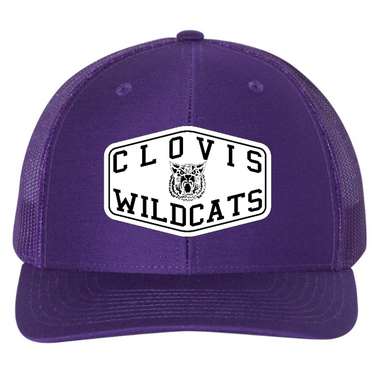 CHS CHEER CLOVIS WILDCATS PATCH HAT