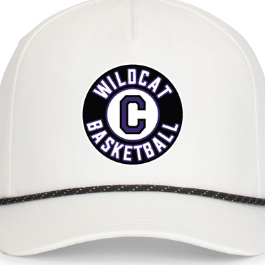 Clovis Wildcat Basketball Patch Hat