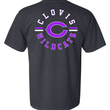 Clovis Wildcat Band C Comfort Colors T-Shirt