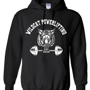 Clovis Wildcat Powerlifting Hoodie