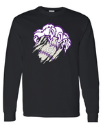 Clovis Wildcat Baseball Claw Long Sleeve TShirt