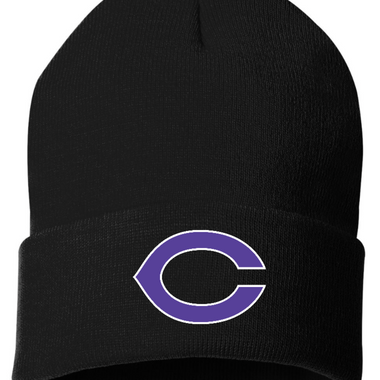 Clovis Wildcat Baseball Embroidered C Beanie