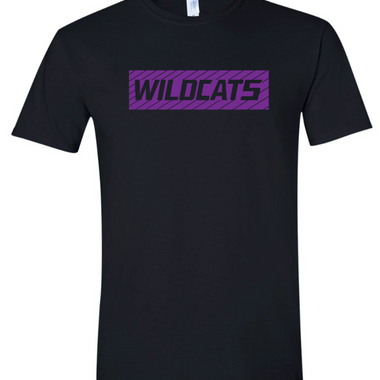 Clovis Wildcat Baseball  Black TShirt