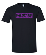 Clovis Wildcat Baseball  Black TShirt