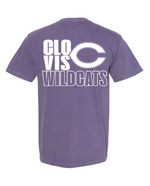 Clovis Wildcat Baseball Comfort Colors TShirt